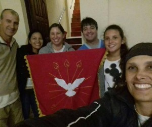 Novena em preparação para a Festa de Pentecostes em Quaraí