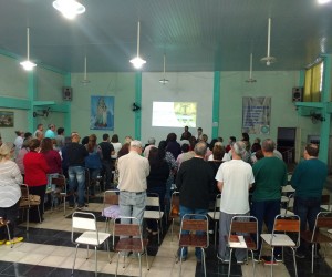 Candidatos ao diaconato permanente assessoraram Formação Litúrgica em Uruguaiana